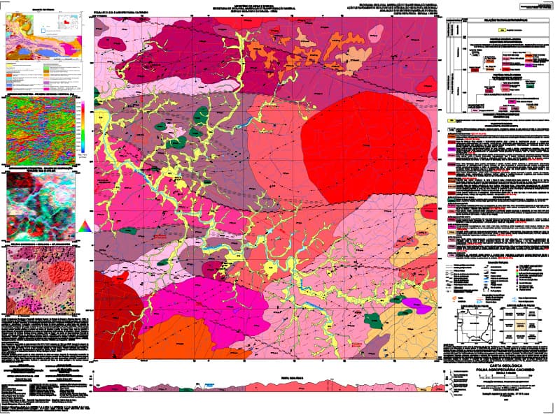SGB divulga Carta Geológica: Folha Agropecuária Cachimbo