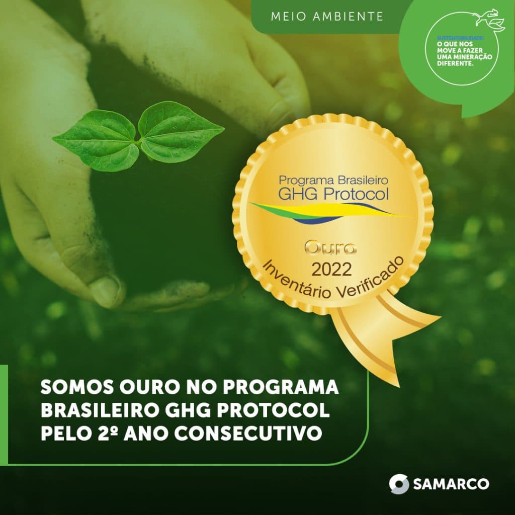 Samarco ganha Selo ouro pelo segundo ano seguido