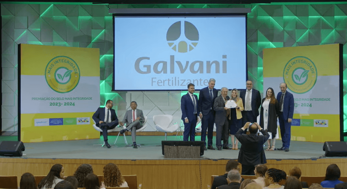Galvani Fertilizantes reconhecida por boas práticas de integridade