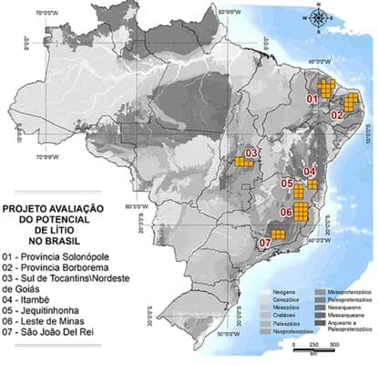 Nova fase do projeto ‘Avaliação do Potencial de Lítio no Brasil’ 