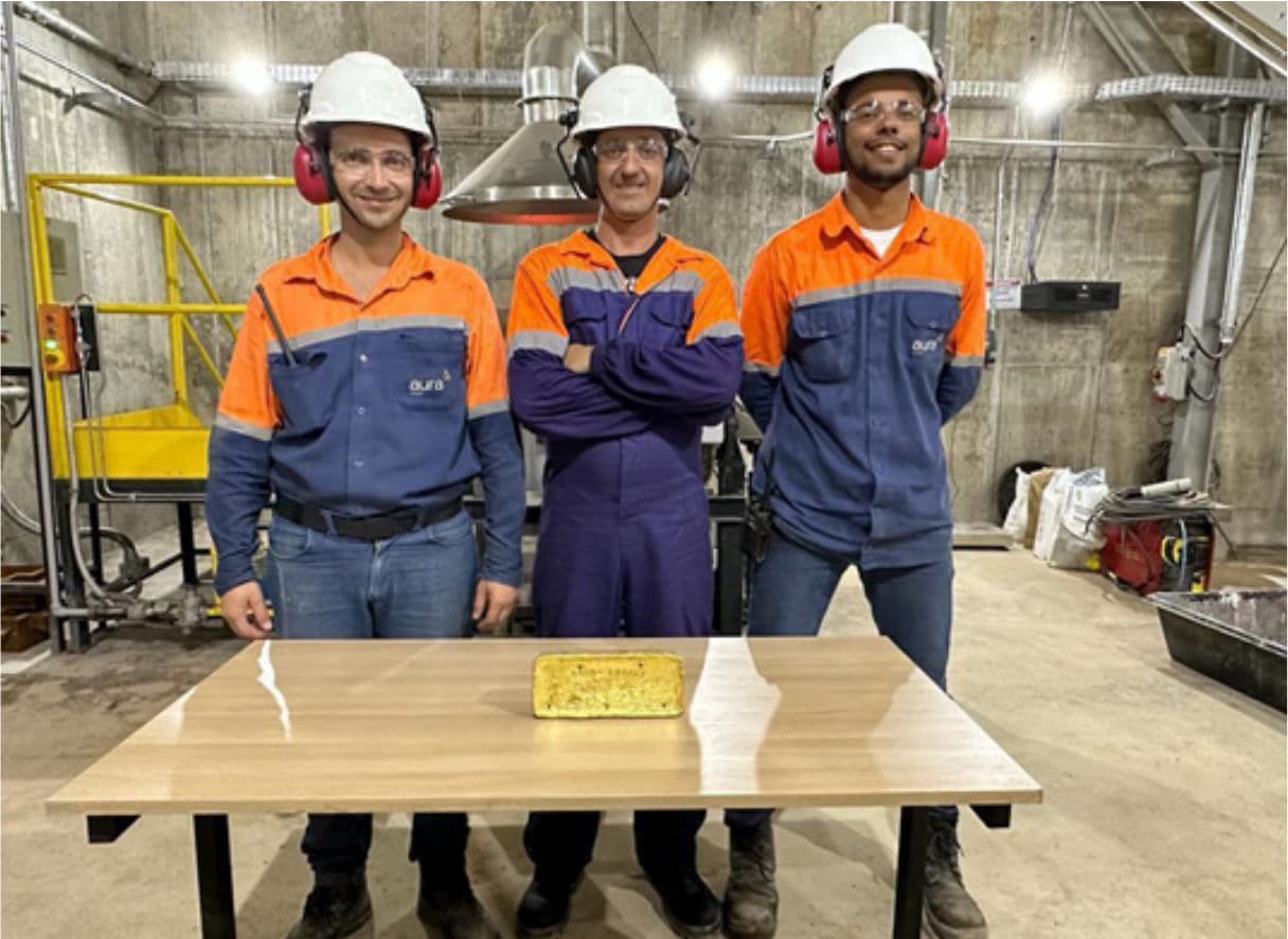 Aura Almas produz primeira barra e coloca Tocantins na rota do ouro