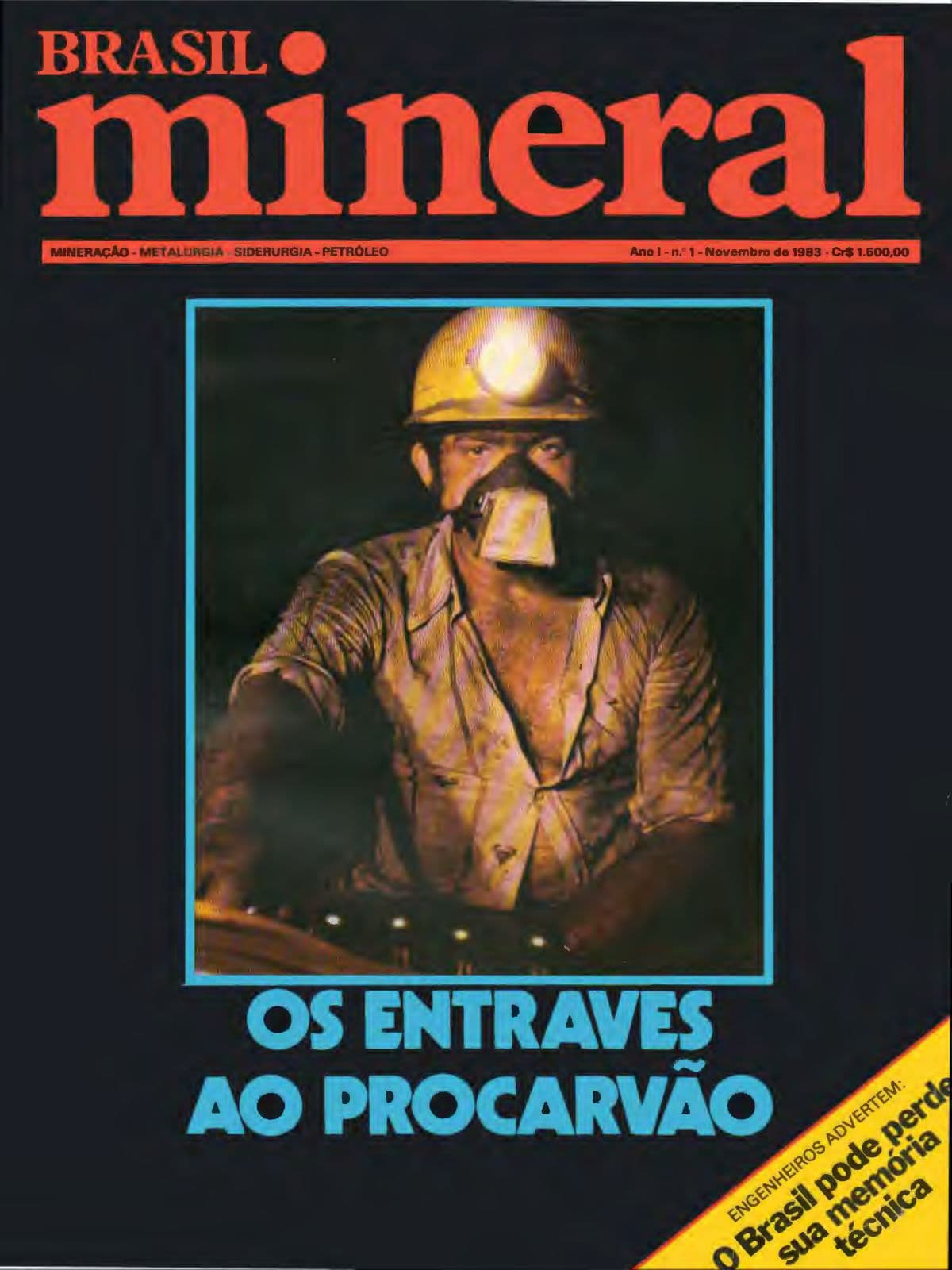 Há 40 anos era lançada a primeira edição de Brasil Mineral