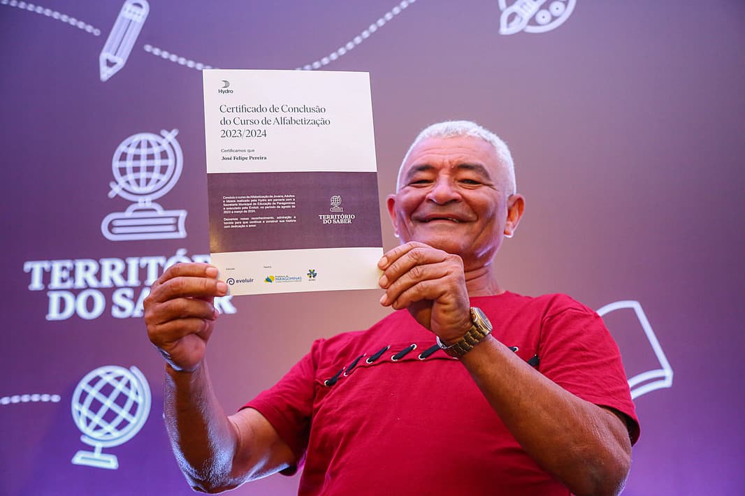 Projeto em Paragominas ajuda a combater analfabetismo