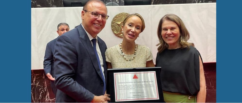 ALMG concede título de Cidadã Honorária de Minas Gerais a Ana Cabral