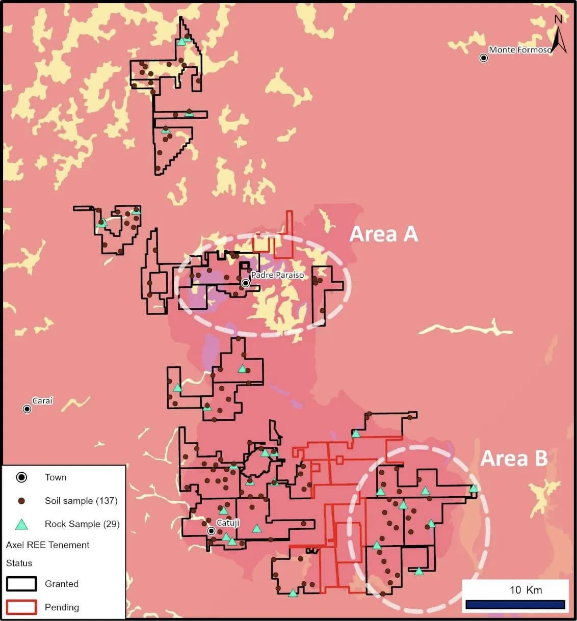 Axel REE Limited confirma recuperações iônicas e gálio no Projeto Caladão