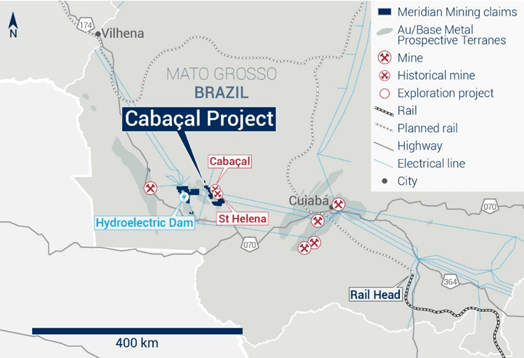 Projeto Cabaçal, da Meridian, demandará investimentos de US$ 303,6 milhões
