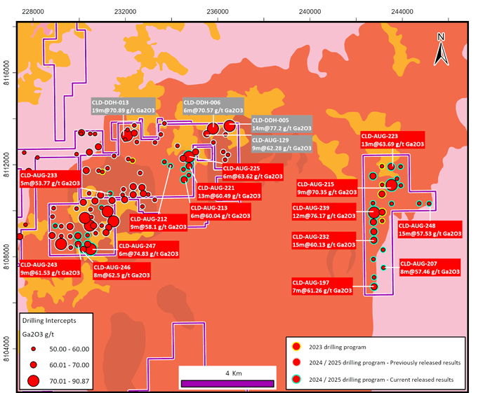 Axel REE apresenta altos teores de gálio e ETR no projeto Caladão