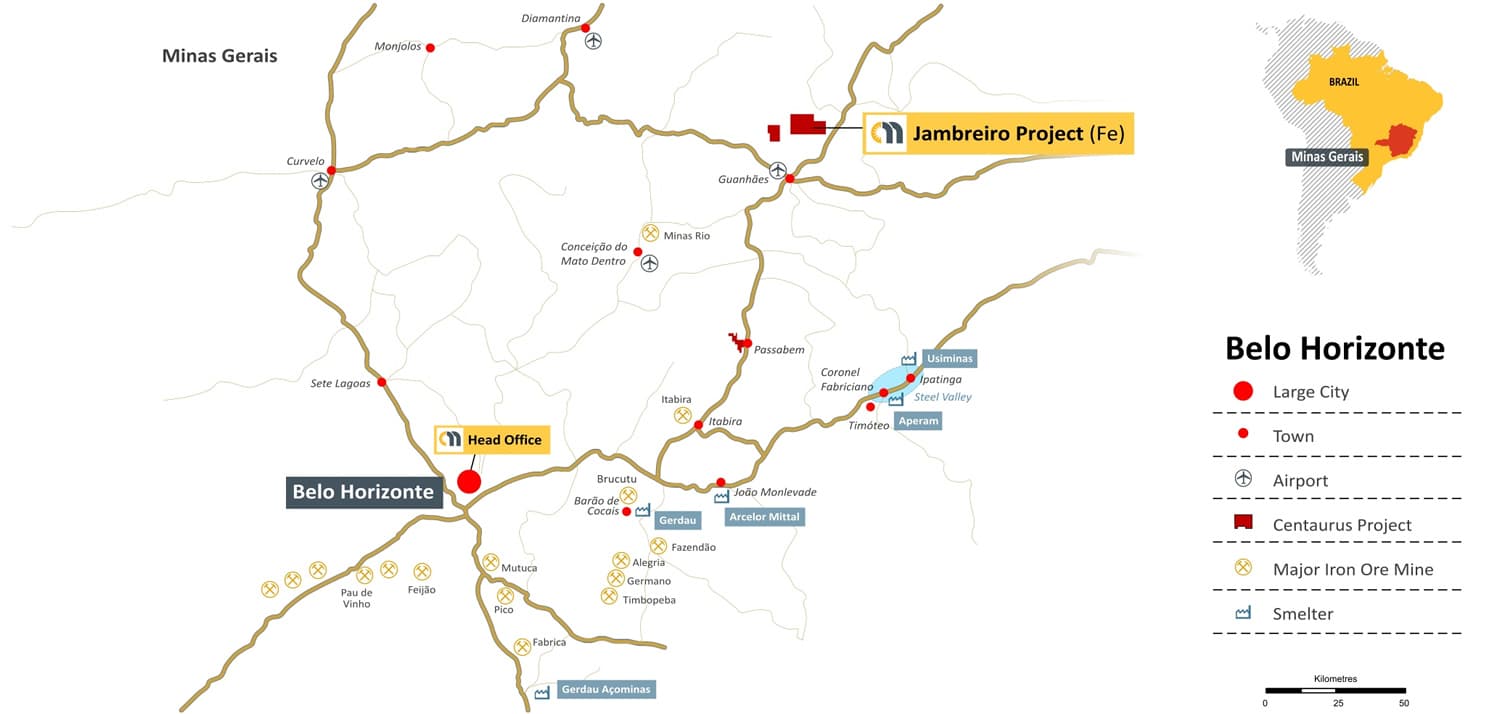 Governo mineiro considera projeto da Centaurus prioritário