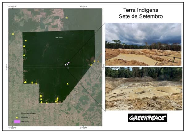 Terra Indígena tem área devastada de 109 campos de futebol