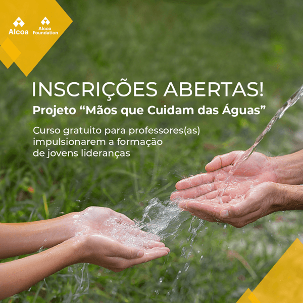 Alcoa apoia projeto "Mãos que Cuidam das Águas"