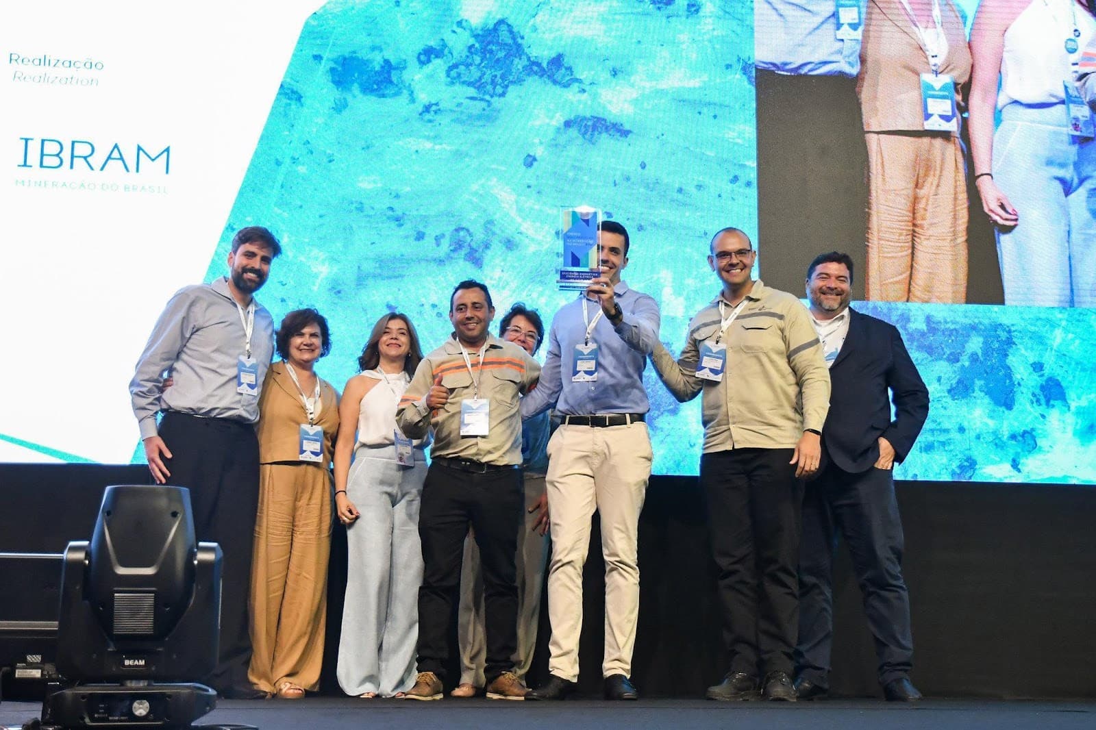 Projeto de ventilação na Mina Cuiabá premiado na Exposibram