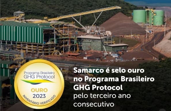 Samarco recebe ouro do GHG Protocol pela terceira vez
