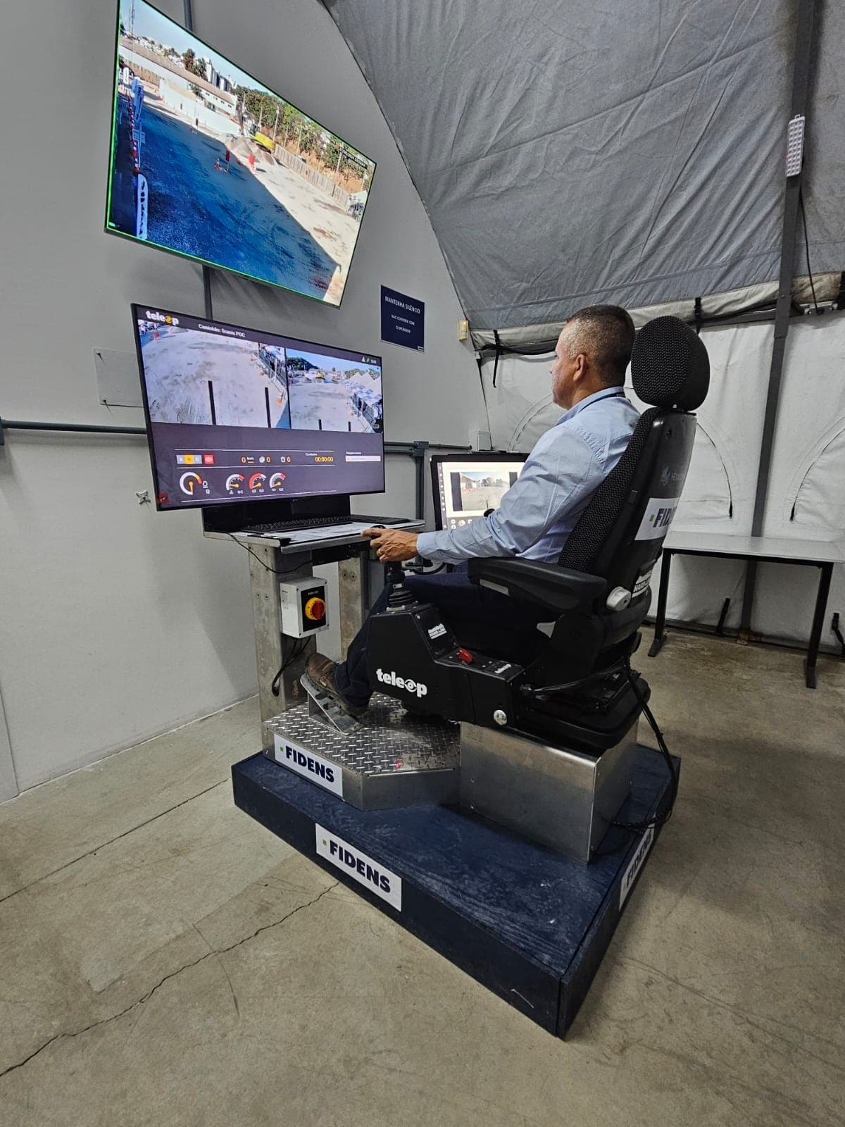 Scania, Fidens e Hexagon apresentam o primeiro 8x4 teleoperado