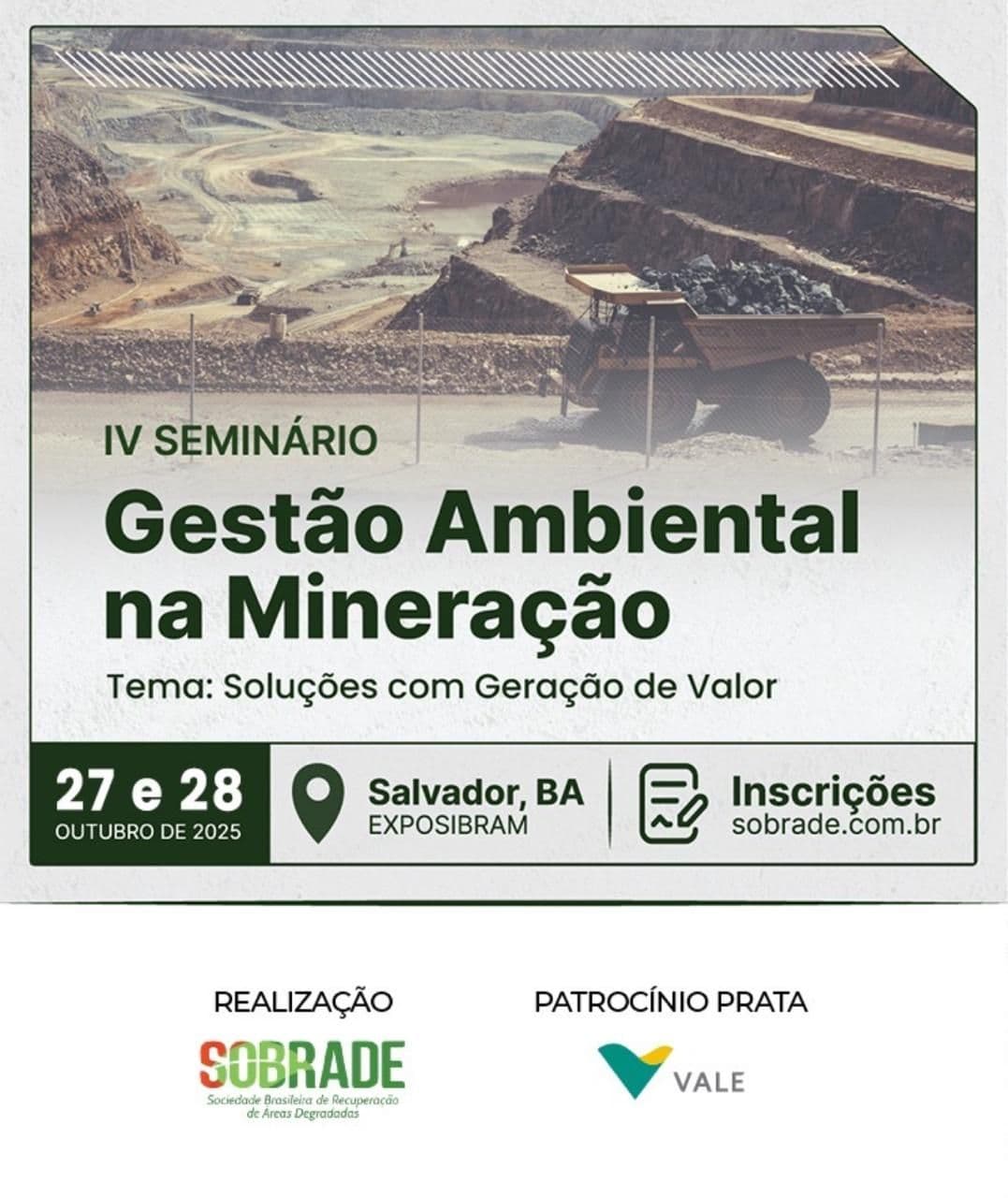 Gestão Ambiental na Mineração é debatida em Salvador