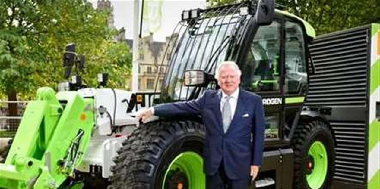 JCB apresenta tecnologia de combustão a hidrogênio