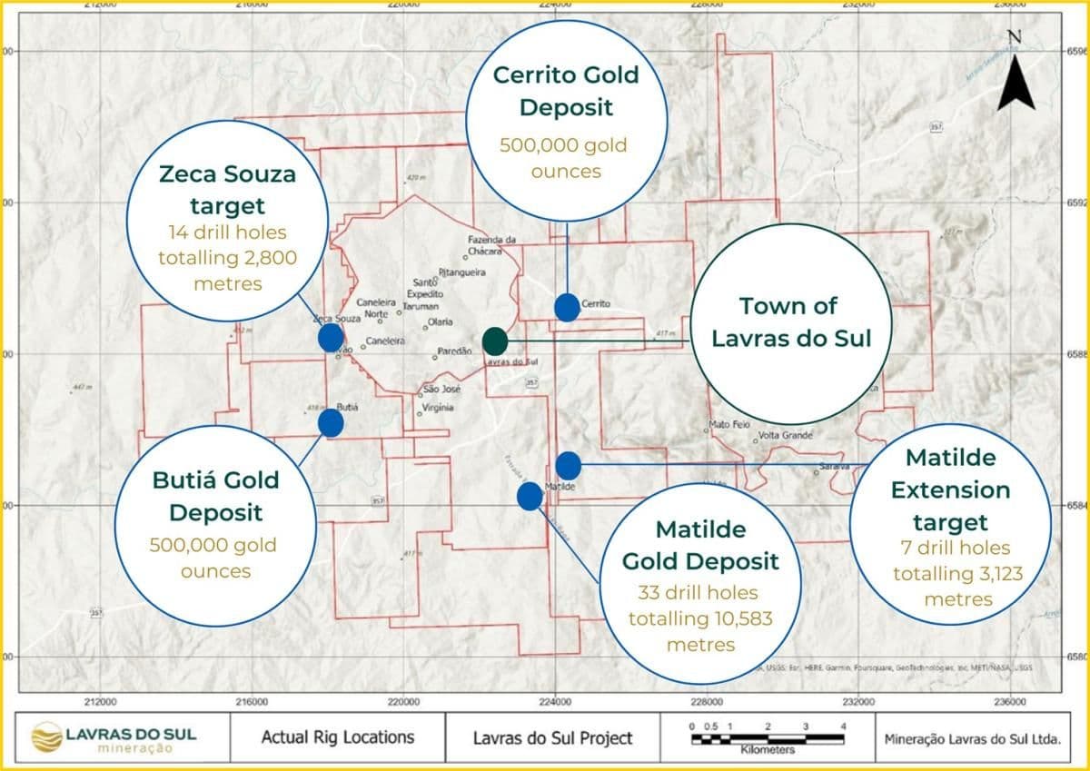 Altos teores de ouro, prata e cobre em Lavra do Sul