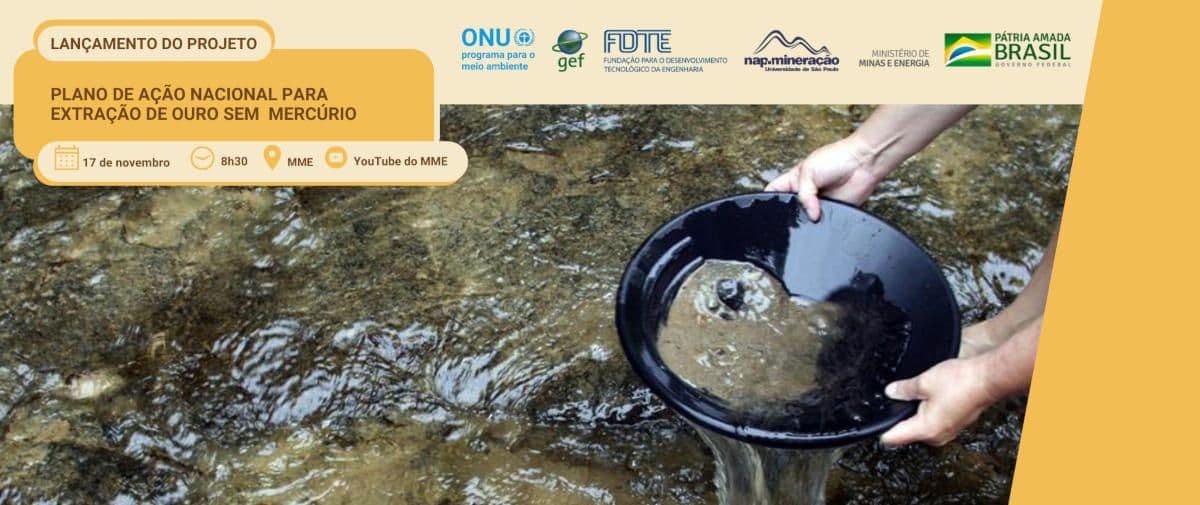Brasil lança projeto para produzir sem mercúrio