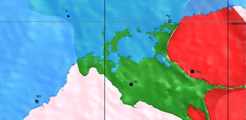 Modelagem 3D da região do Sinclinório Pitangui