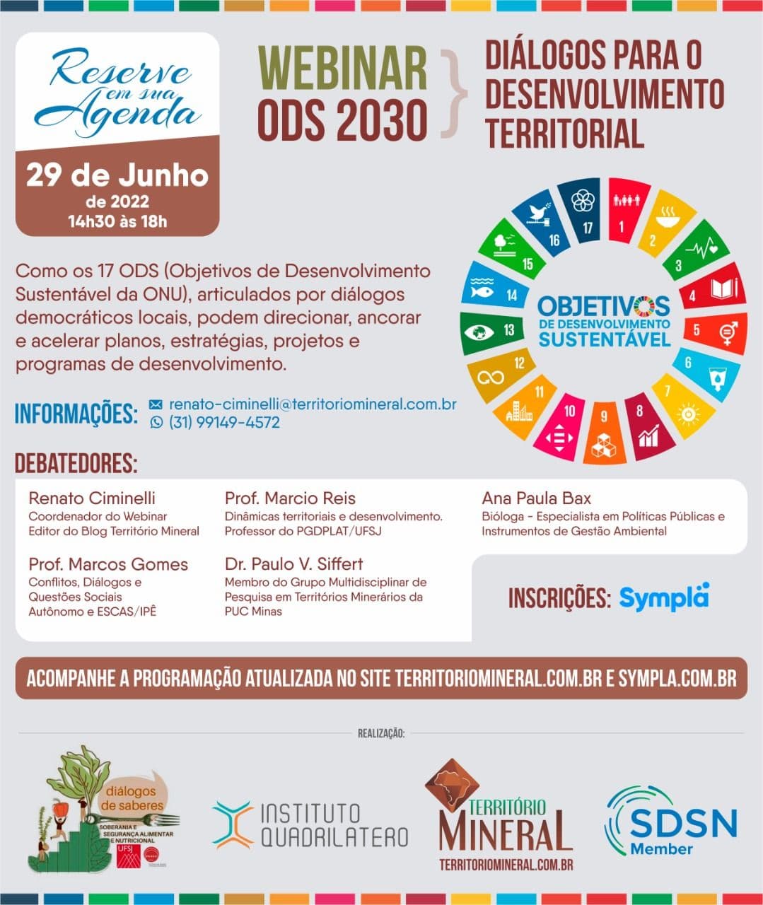 ODS 2030 e o desenvolvimento de territórios