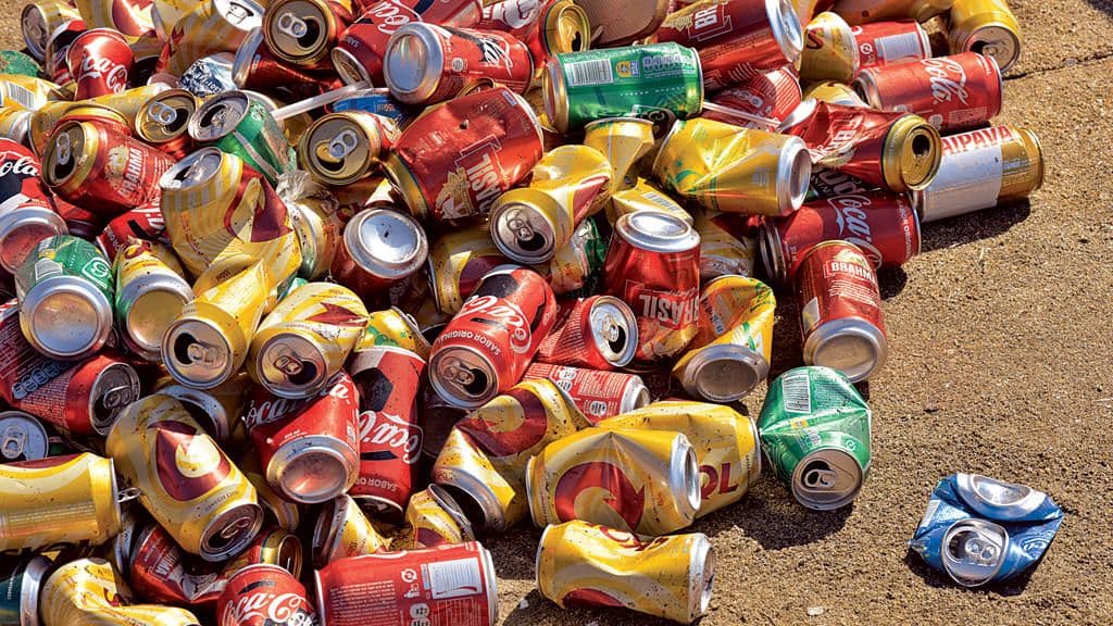 Reciclagem alcança 98,7% em 2021