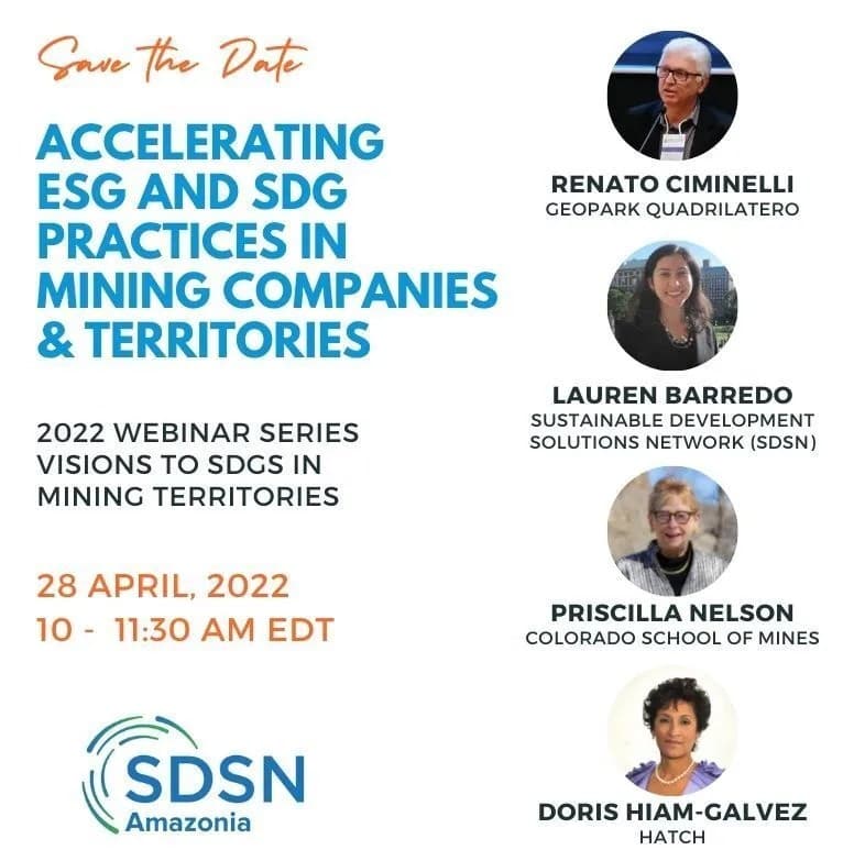 Webinar debate práticas nas mineradoras e territórios