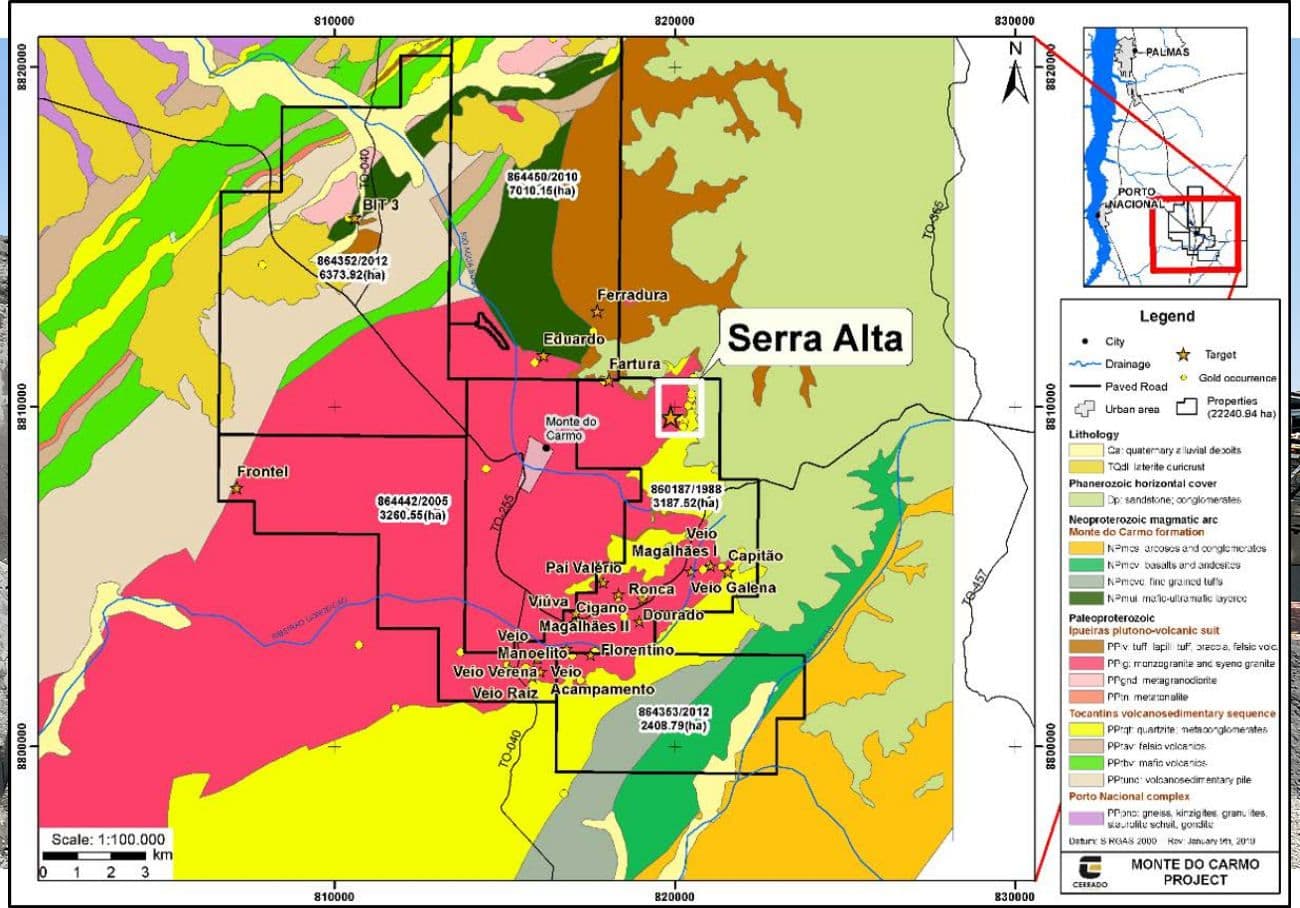 Cerrado Gold capta US$ 20 milhões para projeto no TO