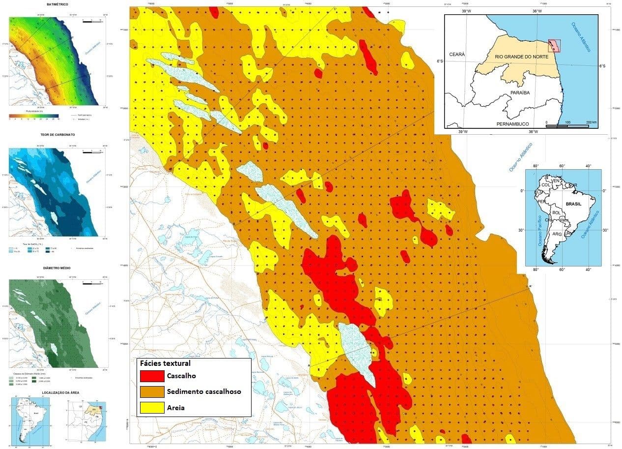Levantamento de bens minerais marinhos no RN