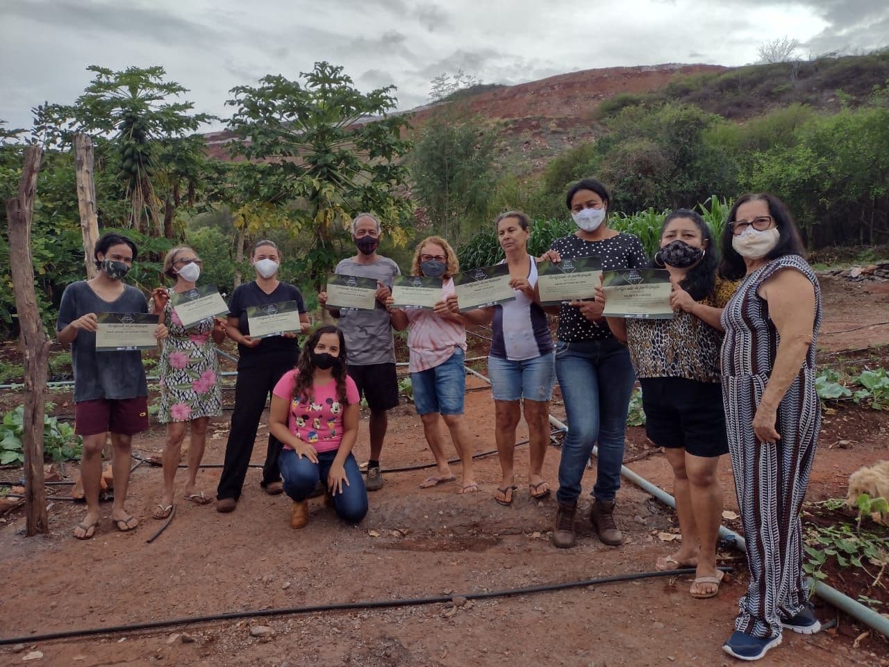 Apoio a projeto de agricultura familiar na Bahia