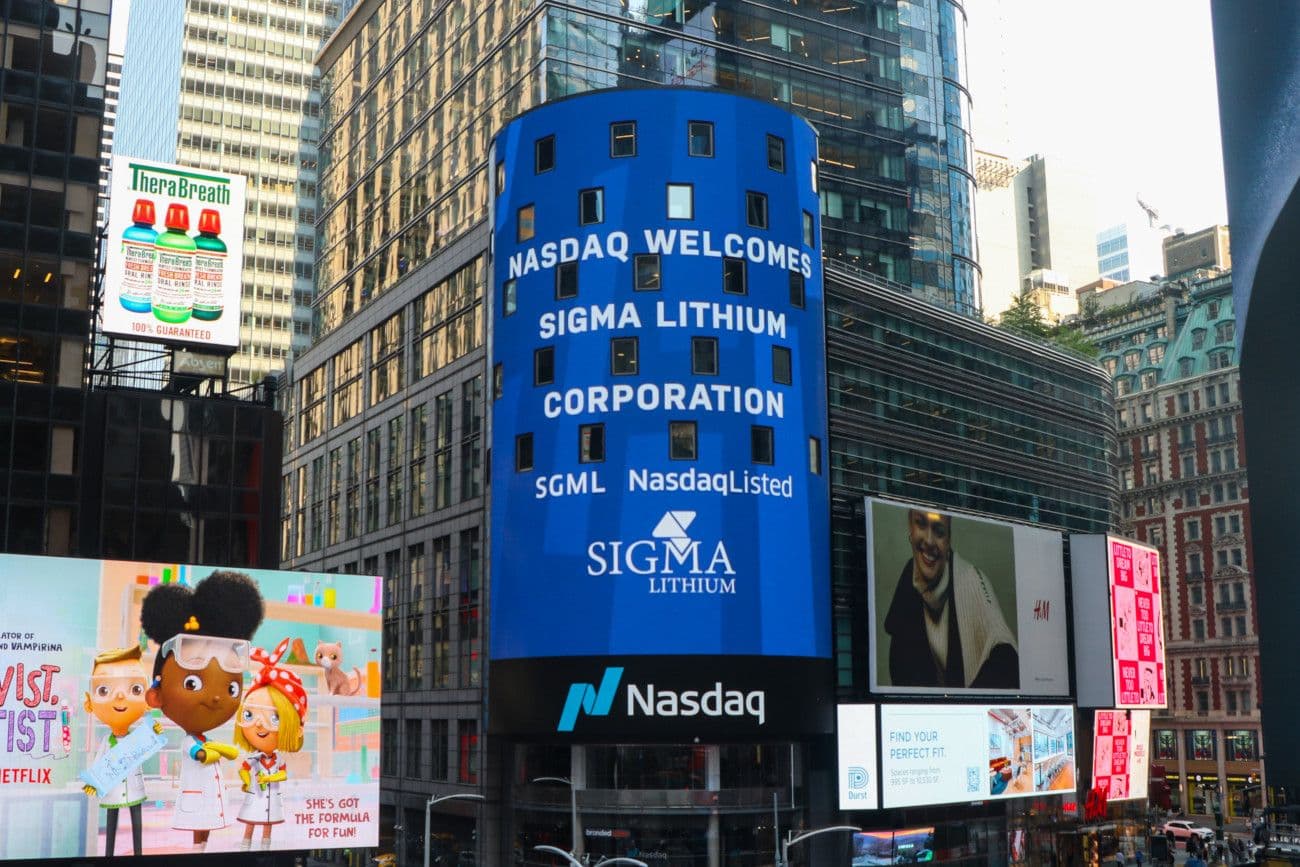 Sigma Lithium estreia na Nasdaq