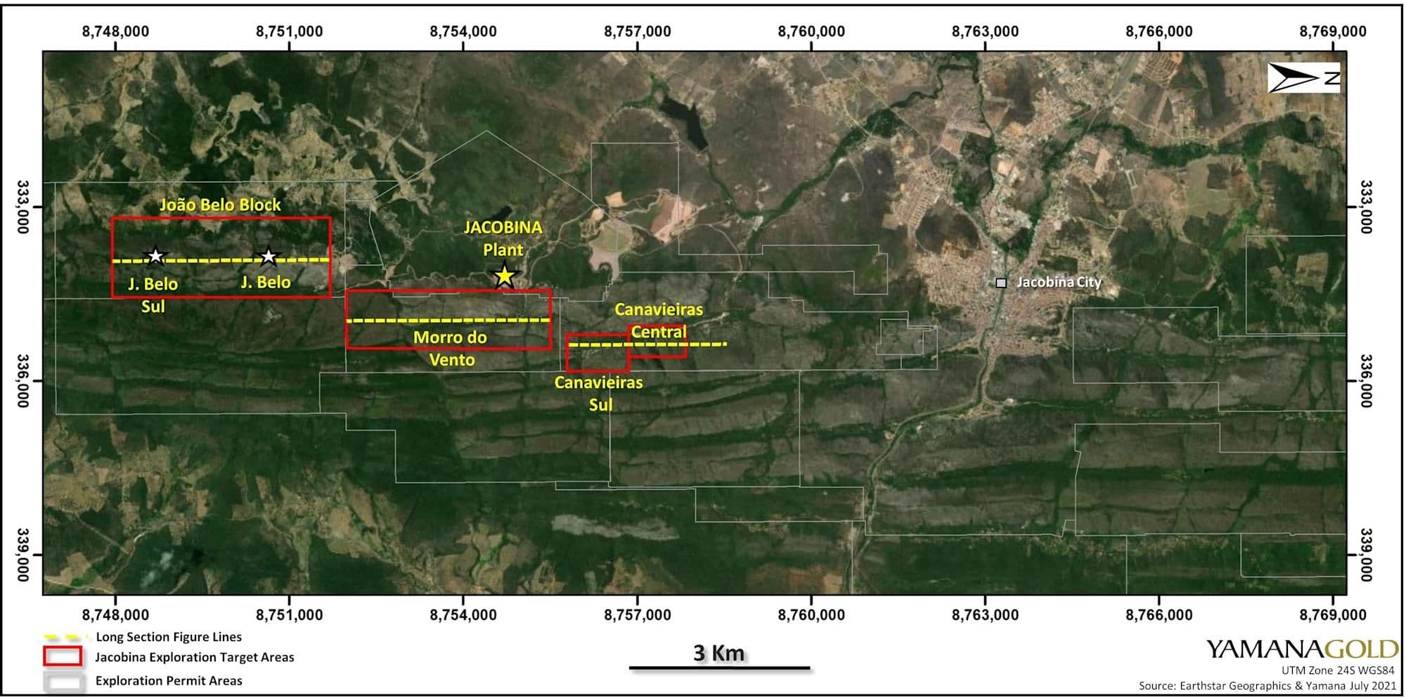 Yamana obtém avanços na expansão de Jacobina