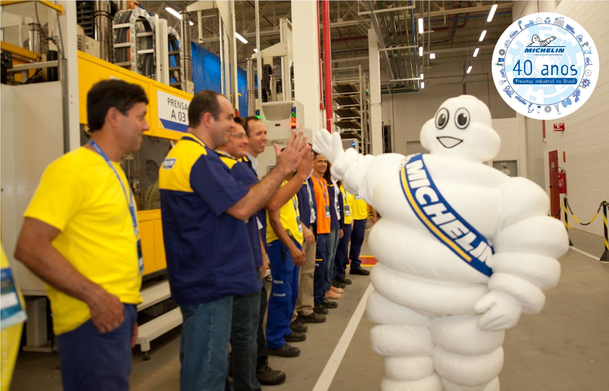 Michelin comemora 40 anos no Brasil