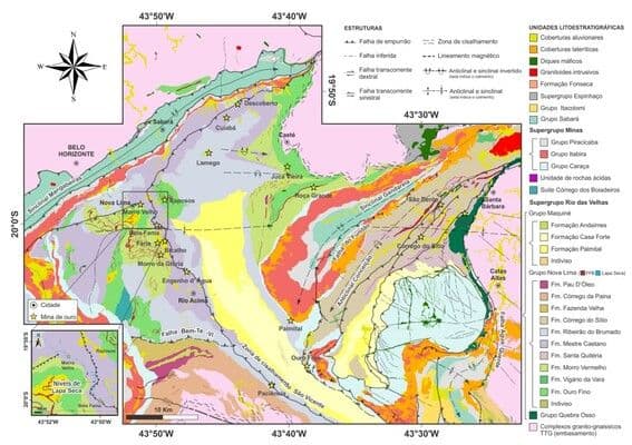 SGB disponibiliza relatório sobre Quadrilátero Ferrífero