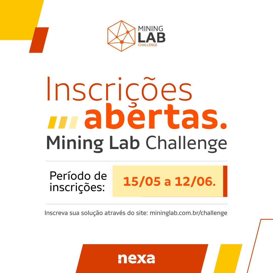 Inscrições no Mining Lab Challenge vão até 12 de junho