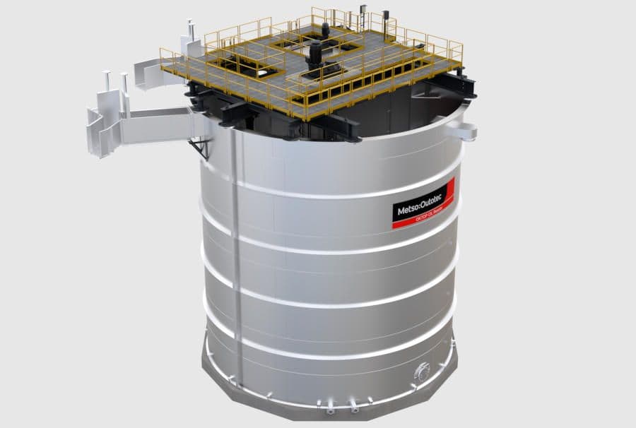 Novo reator para lixiviação de ouro