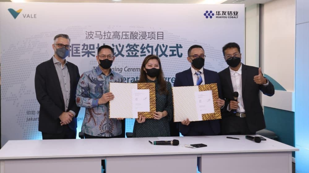 Parceria com chinesa para processar limonita