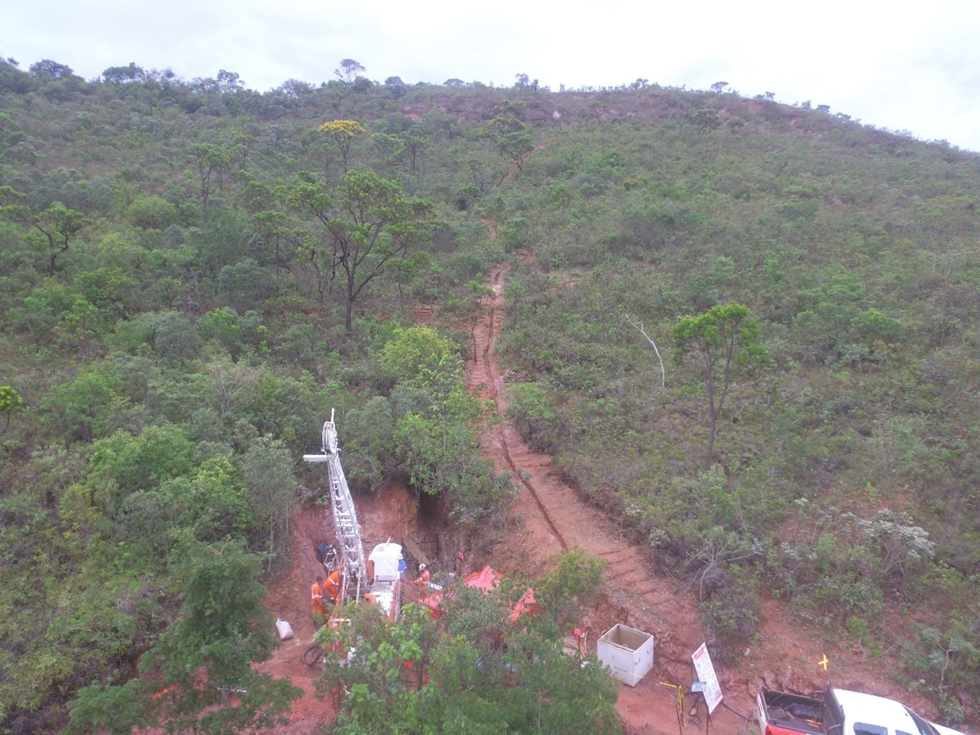 Início das perfurações no alvo Chamé no complexo Paciência