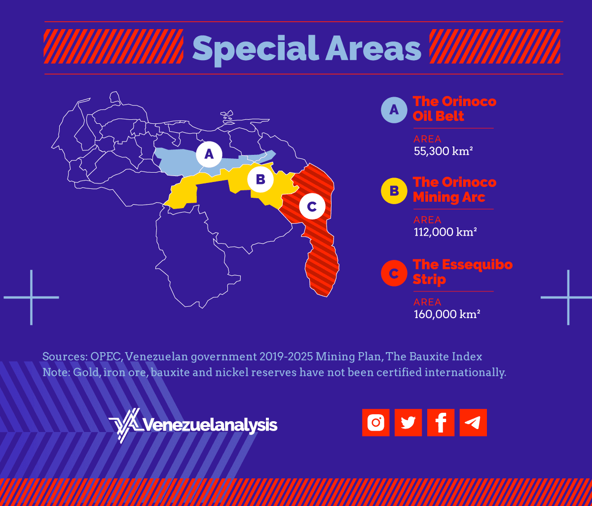 Recursos naturais da Venezuela podem valer US$ 14 trilhões