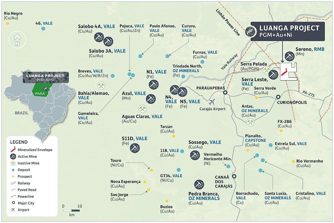 Criada divisão para explorar cobre e ouro em Luanga