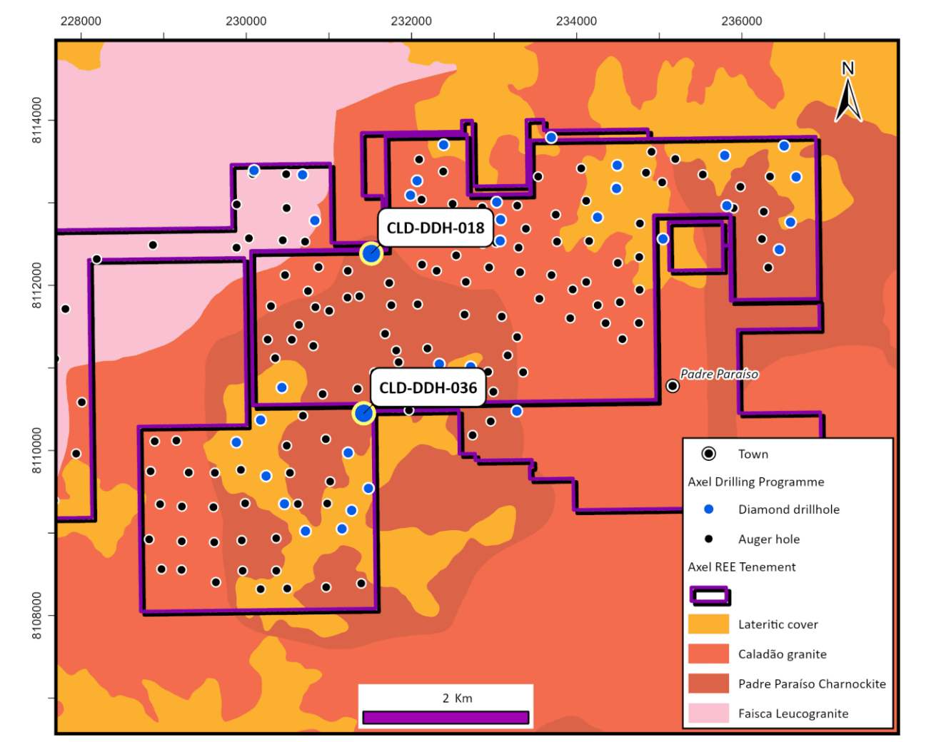 Axel REE animada com testes de lixiviação ácida em Caladão